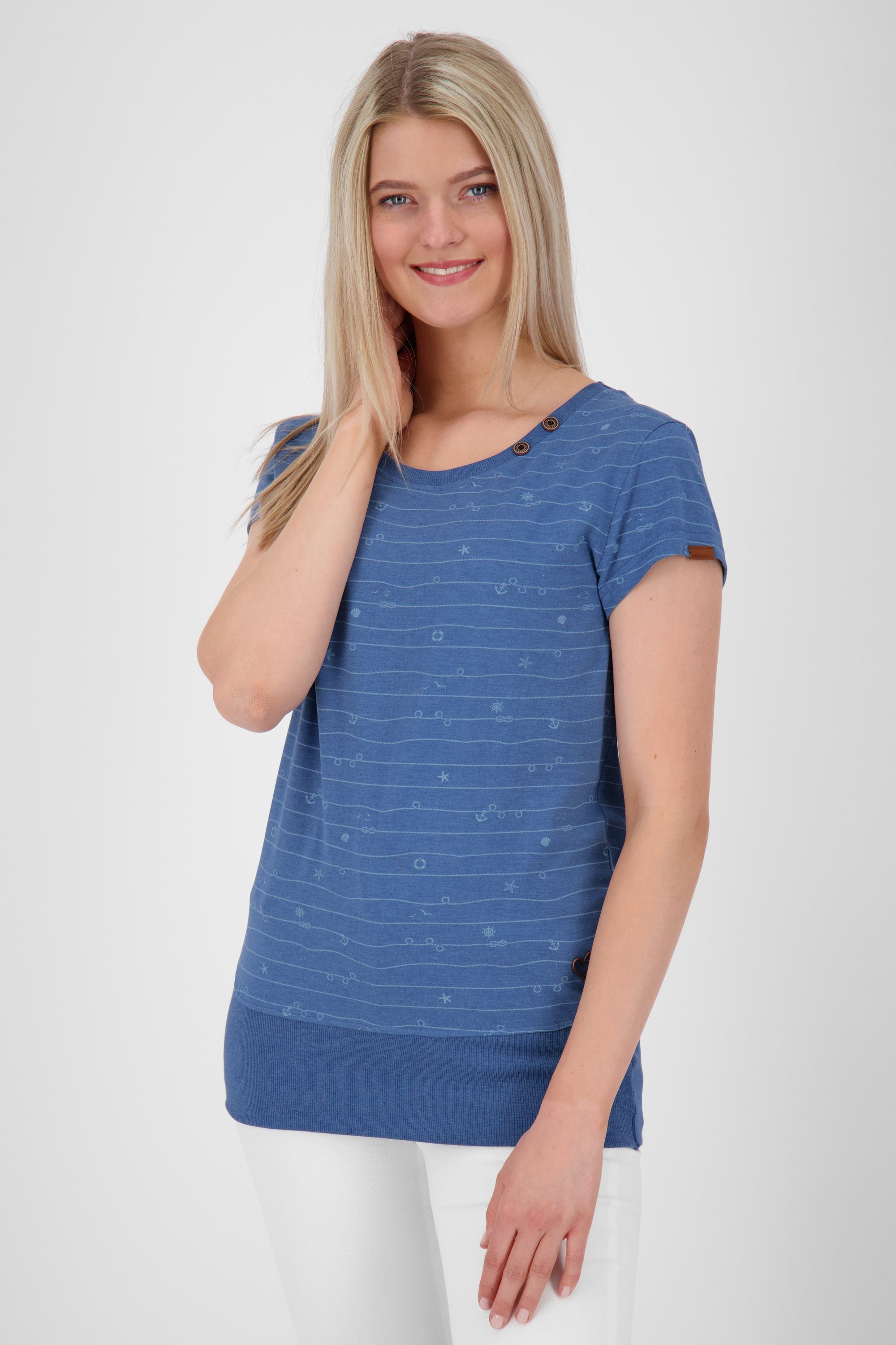 Alife & Kickin Rundhalsshirt CocoAK B Shirt Damen Shirt cobalt | T-Shirts