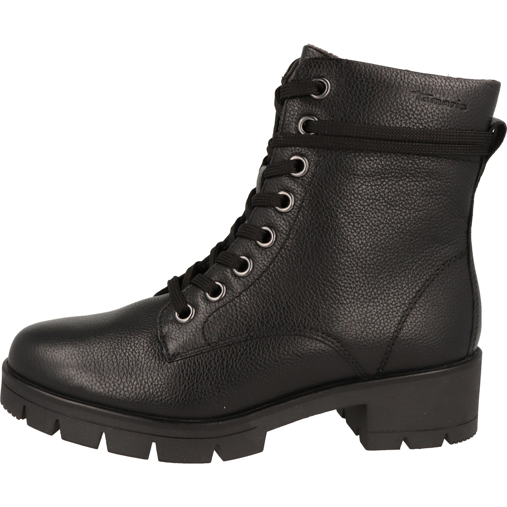 Damen Fit, Comfort Tamaris COMFORT 8-85212-41 Schnürstiefelette Winterboots Reißverschluss Leder