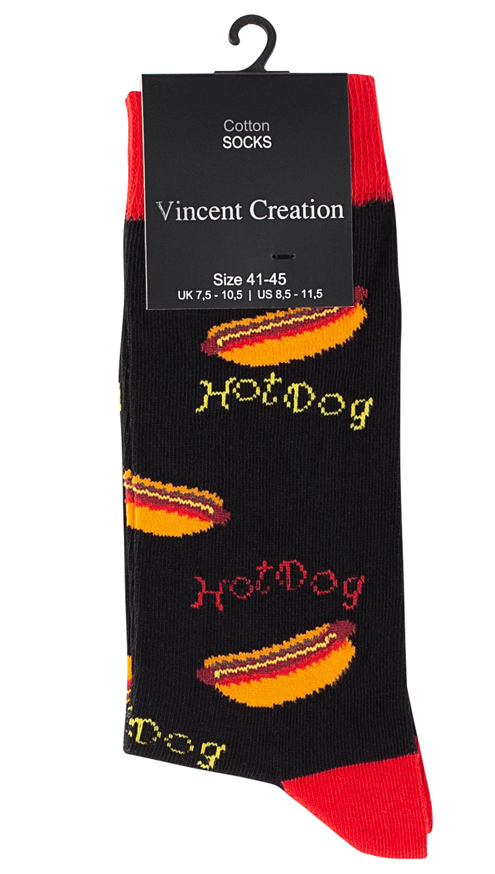 Vincent Creation® Socken (3-Paar) im Fast Food - Design