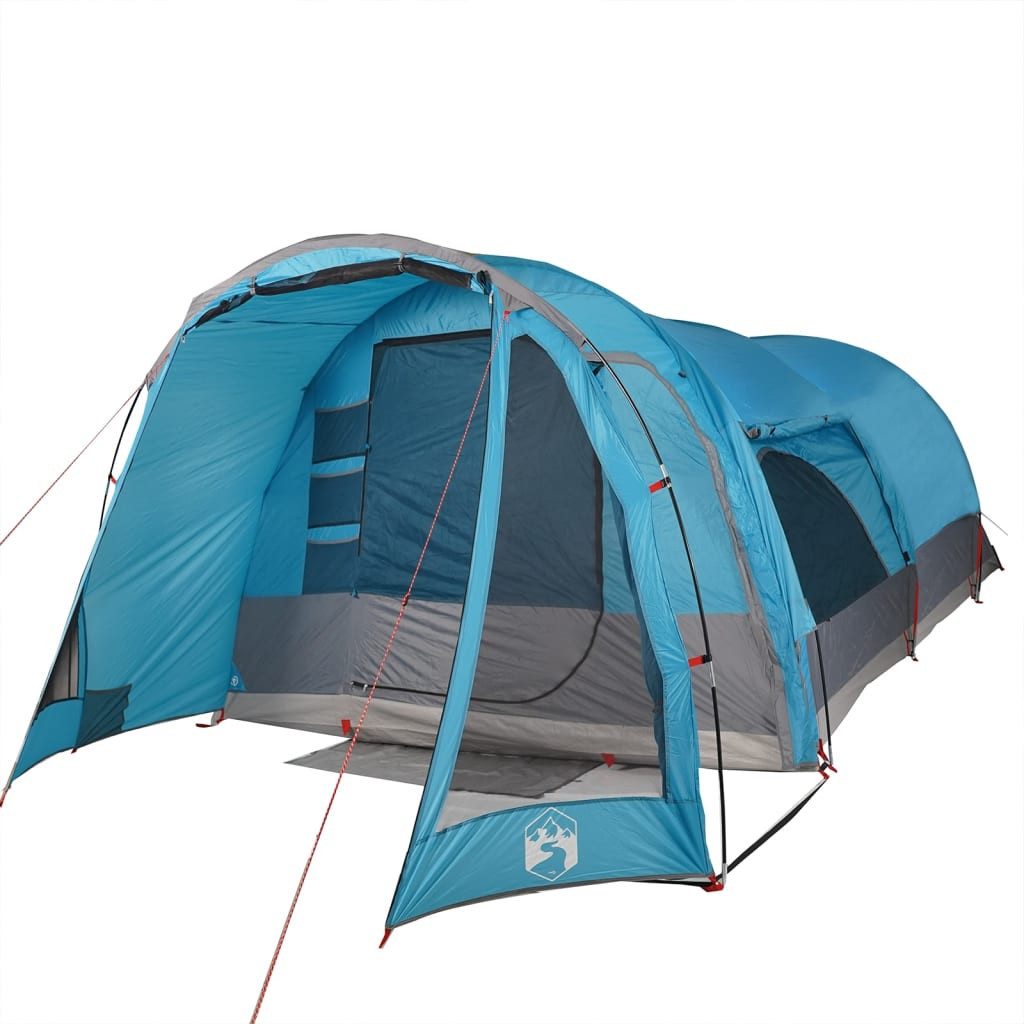 Kuppelzelt Zelt Campingzelt Tunnelzelt Familienzelt 8 Personen Blau Wasserdicht