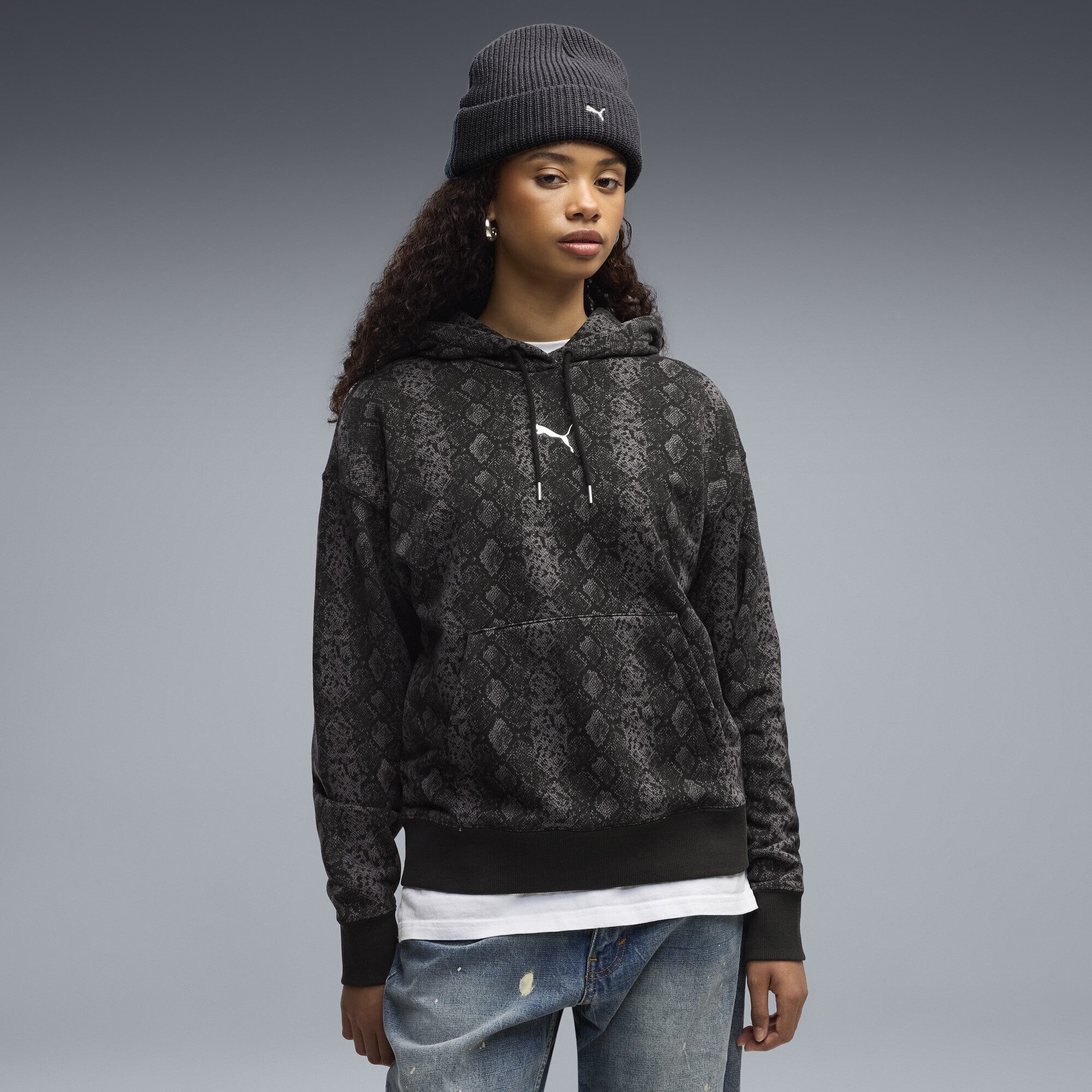 PUMA Hoodie Snake Pack Bedruckter Hoodie Damen