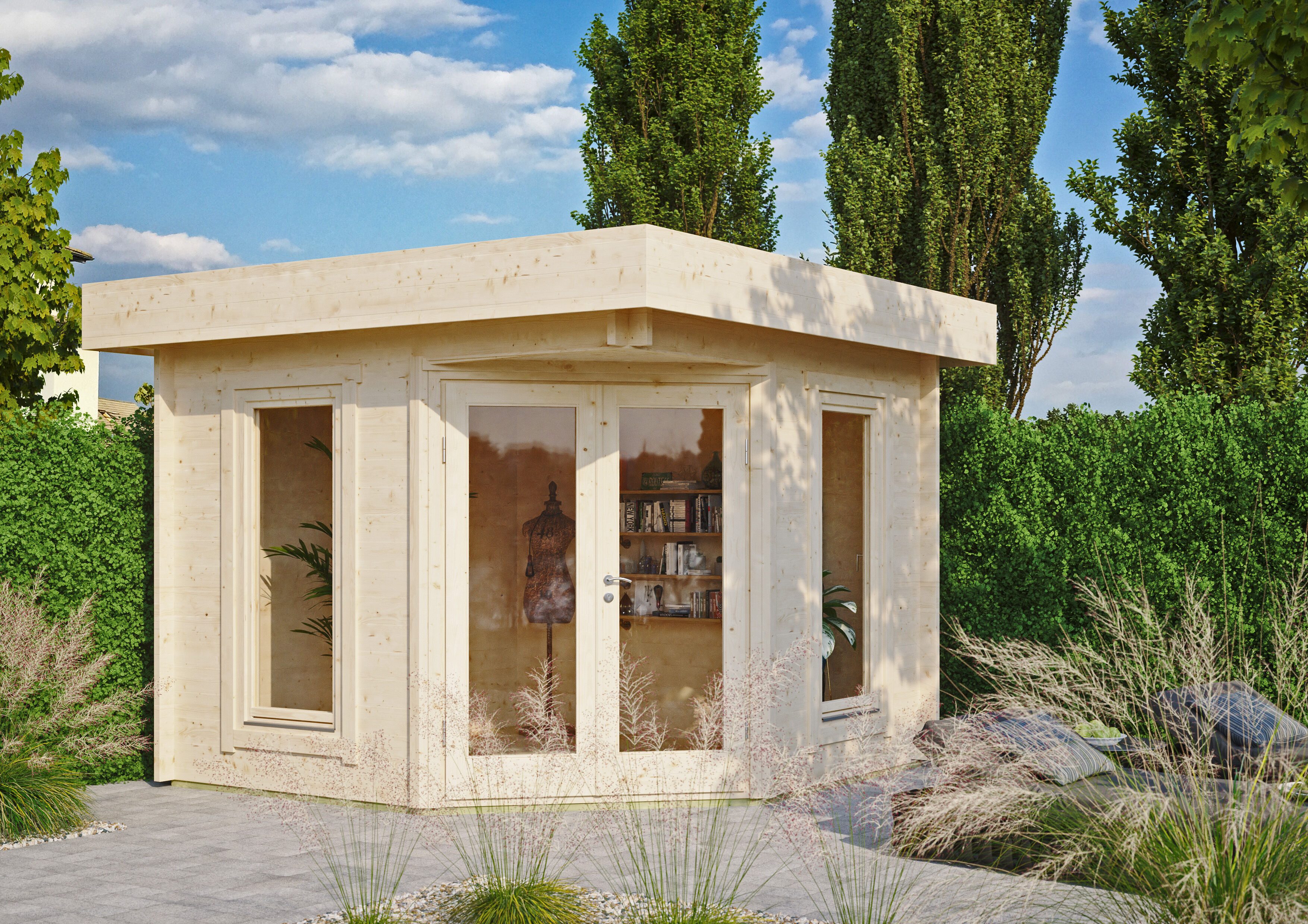 Fjordholz Gartenhaus Nora 44 A Modern