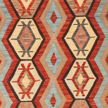 Wollteppich Kelim Nomadisch Rosso 198 x 152 cm, morgenland, rechteckig, Höhe: 4 mm, OrientOptik