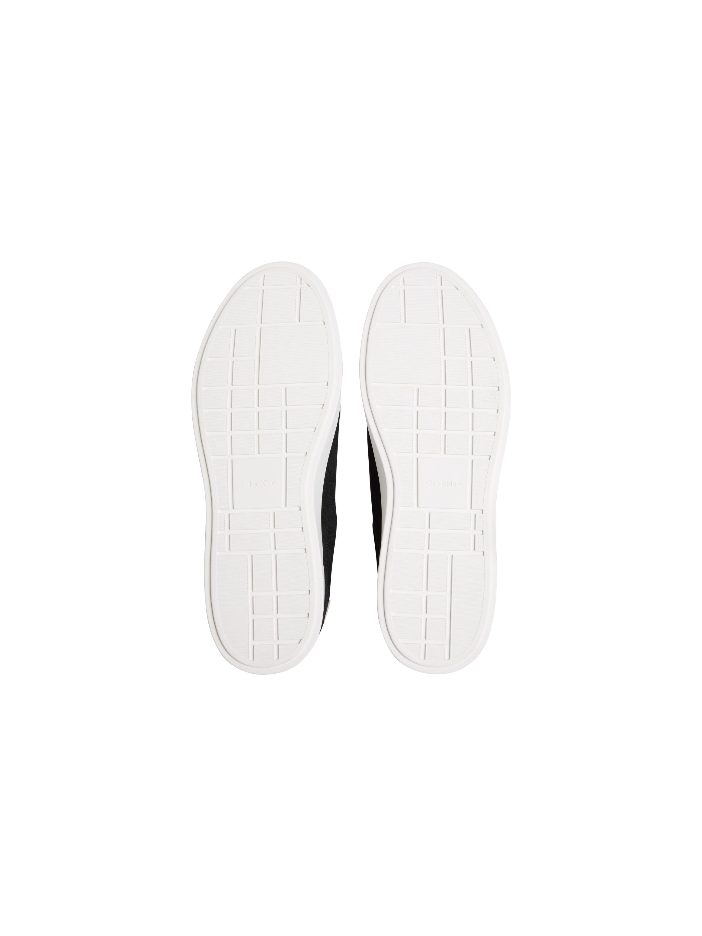 Calvin Klein LOW PROF CUPSOLE SU Sneaker Schnürschuh, Halbschuh, Freizeitsneaker mit seitlichem CK-Logo
