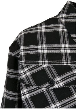 URBAN CLASSICS Langarmhemd Urban Classics Damen Ladies Oversized Overshirt (1-tlg)