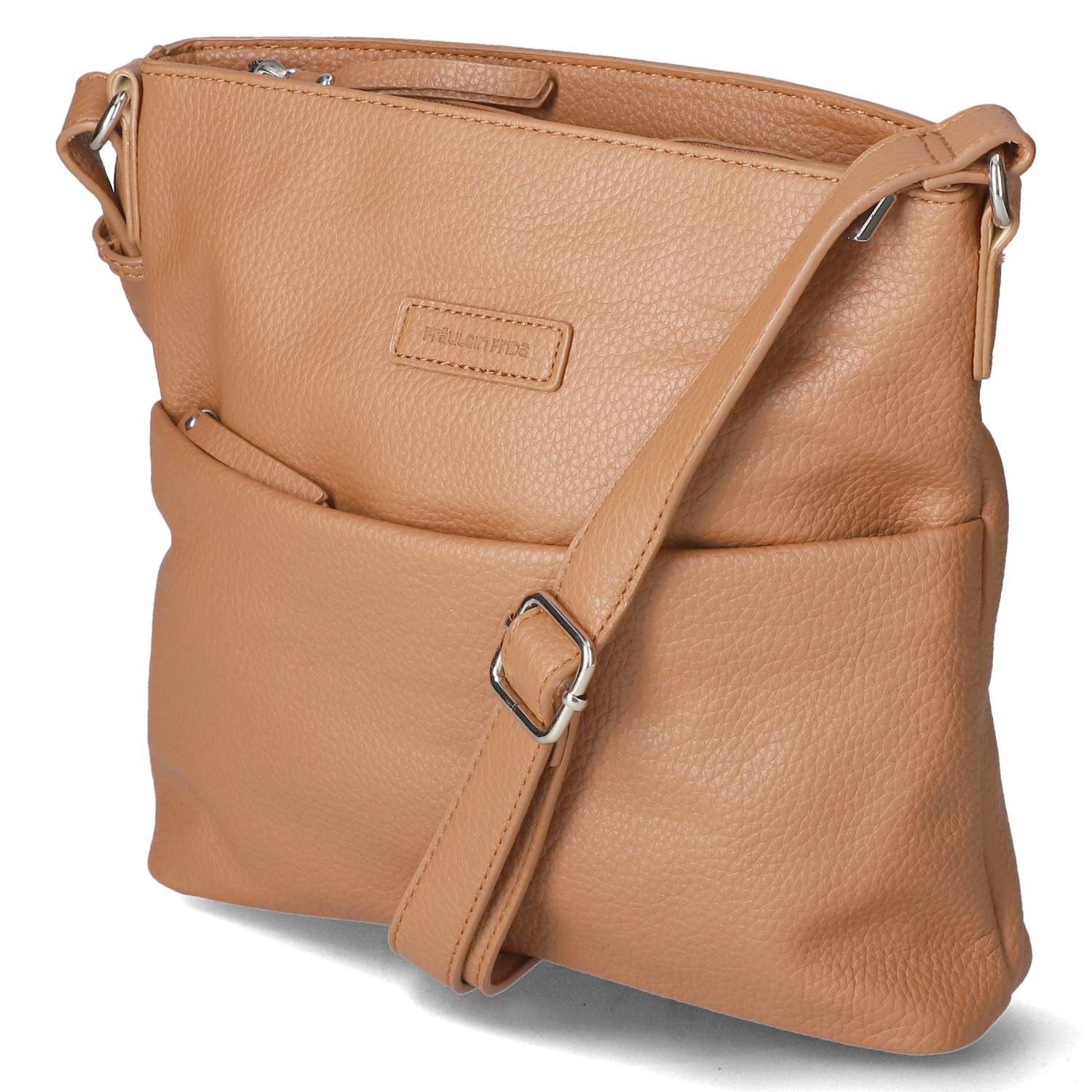 Handtasche Fräulein Frida FF2060,700 Damen Umhängetaschen Synthetik brown
