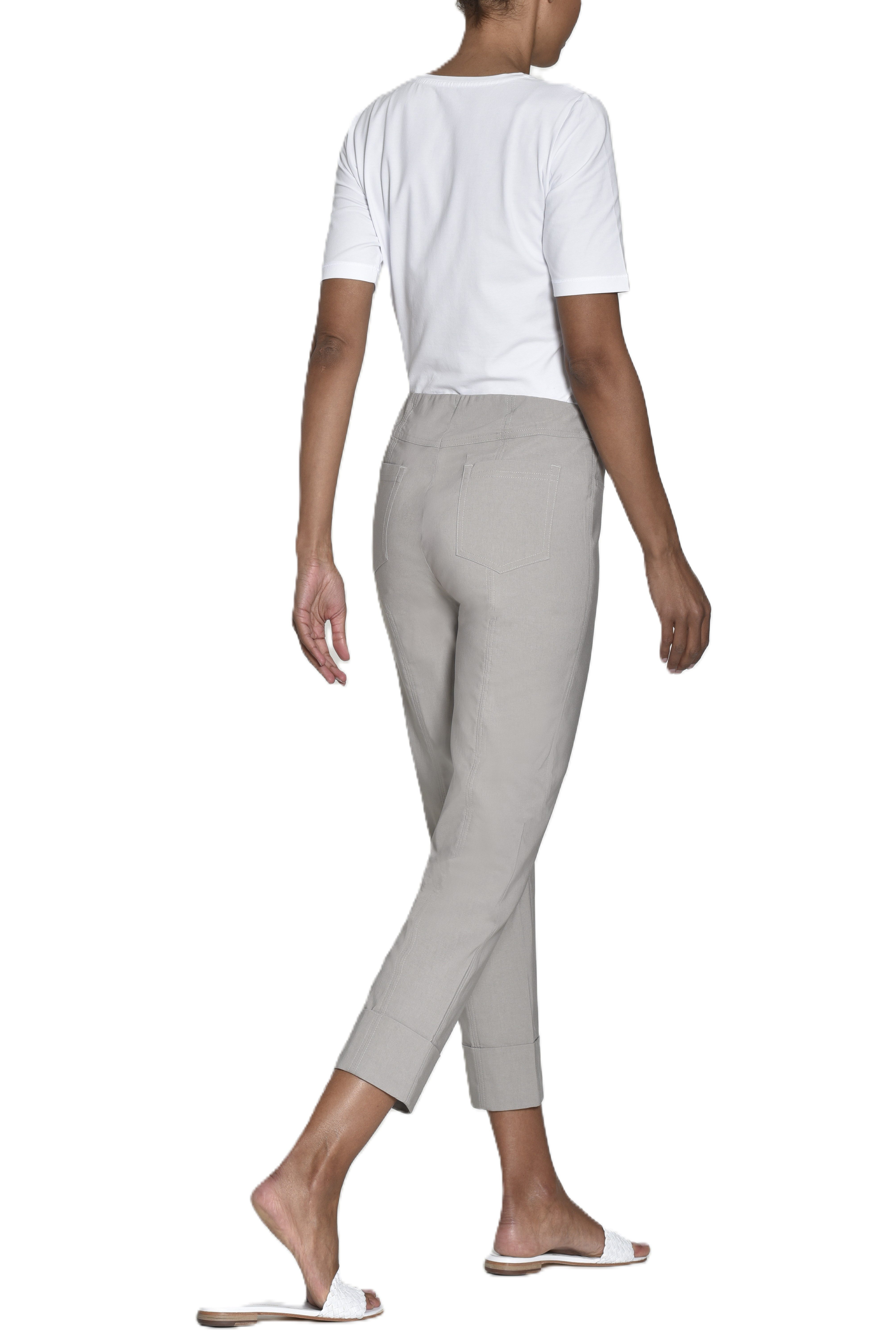 ROBELL Stoffhose Damen Style BELLA 7/8 Bengaline Sommerhose extrem bequem