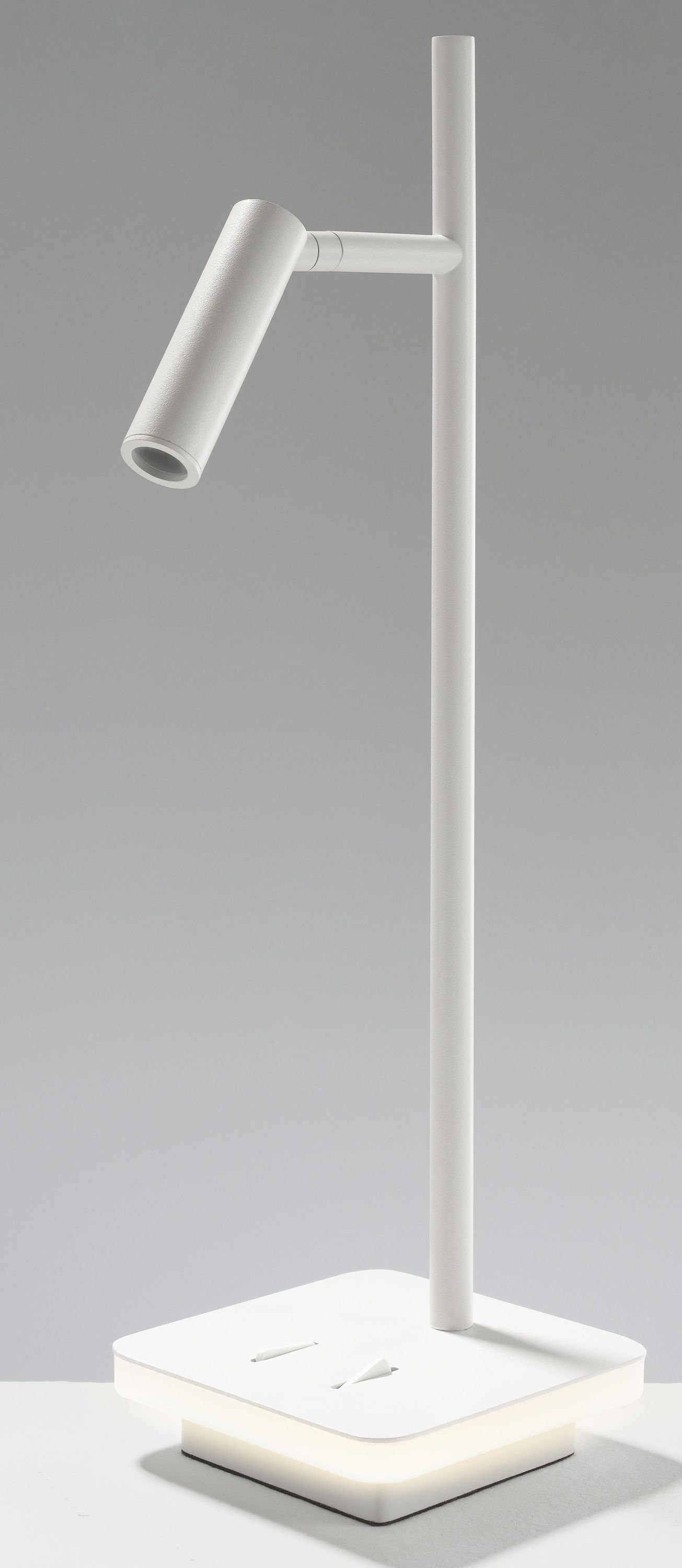 casa NOVA Tischleuchte casa NOVA LED-Tischleuchte EMPIRE BH 13x45.30 cm weiß