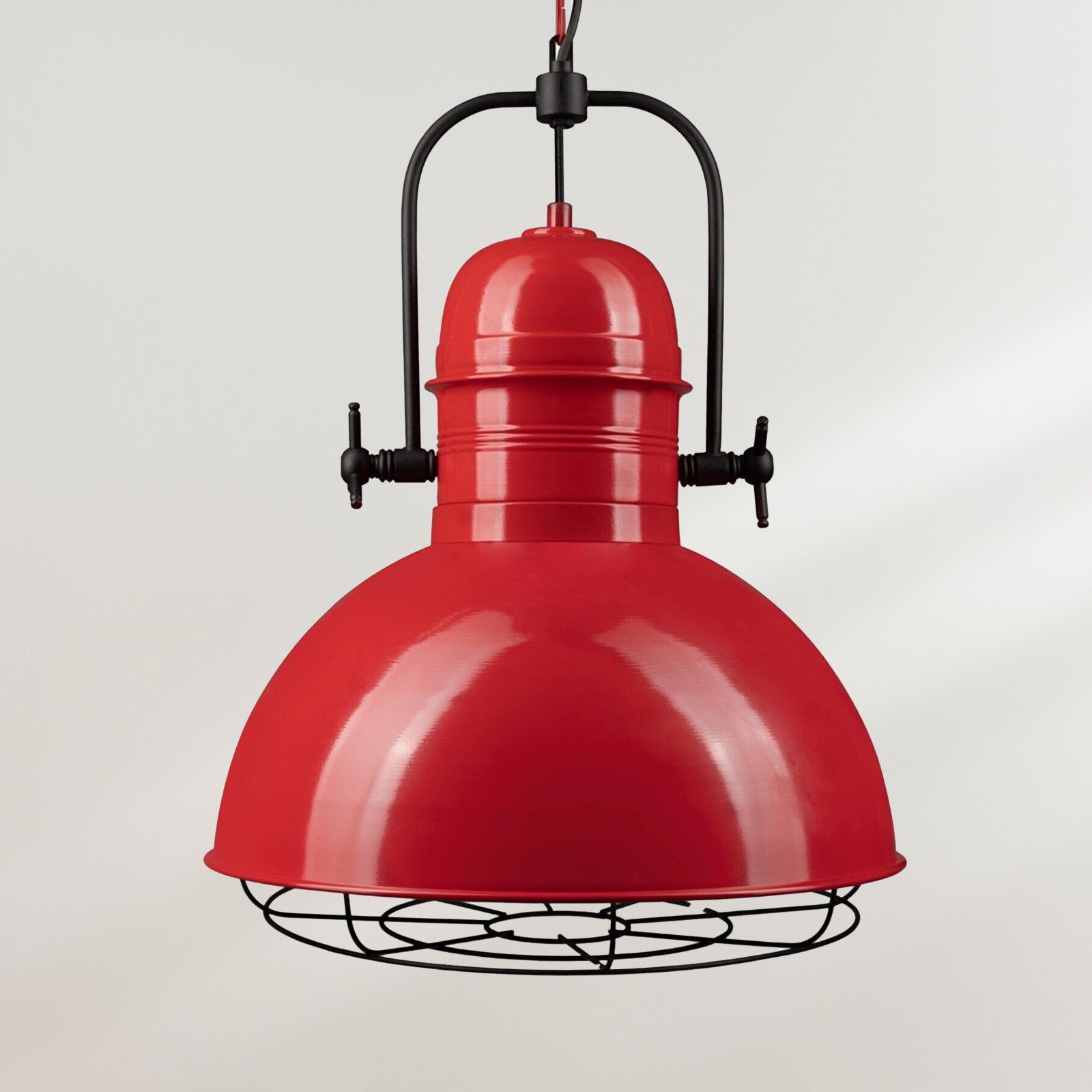 Bamyum Pendelleuchte Bamyum Hängelampe Vintage Ø40 cm E27 Metall Lampe, ohne Leuchtmittel
