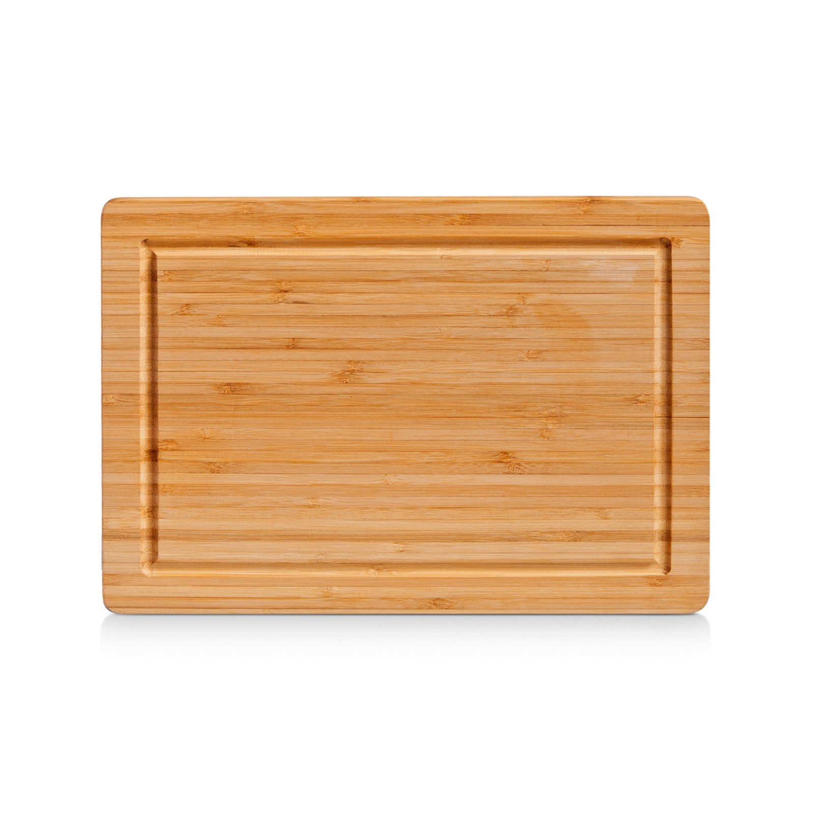 Neuetischkultur Schneidebrett Schneidebrett Bambus mit Saftrille, Bambus, (Stück, 1-St., 1 Schneidebrett), Küchenbrett