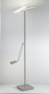 casa NOVA Stehlampe Stehleuchte, casa NOVA Stehleuchte MATEO (DH 42x182 cm) DH 42x182 cm silber