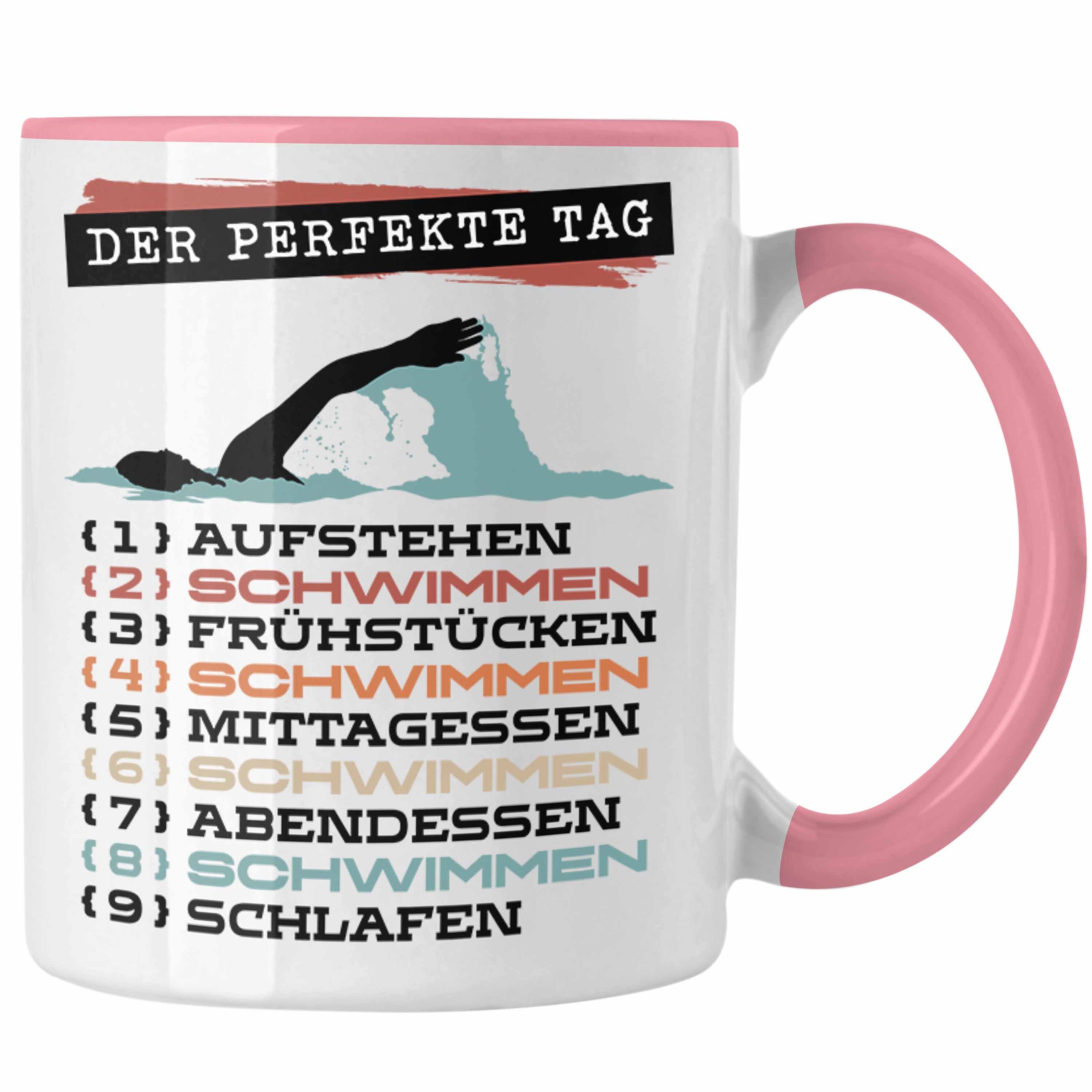 Sparsam Trendation Tasse Tag Trendation - Der Geschenk Becher Schwimmer Tasse Perfekte Rosa Schwimme