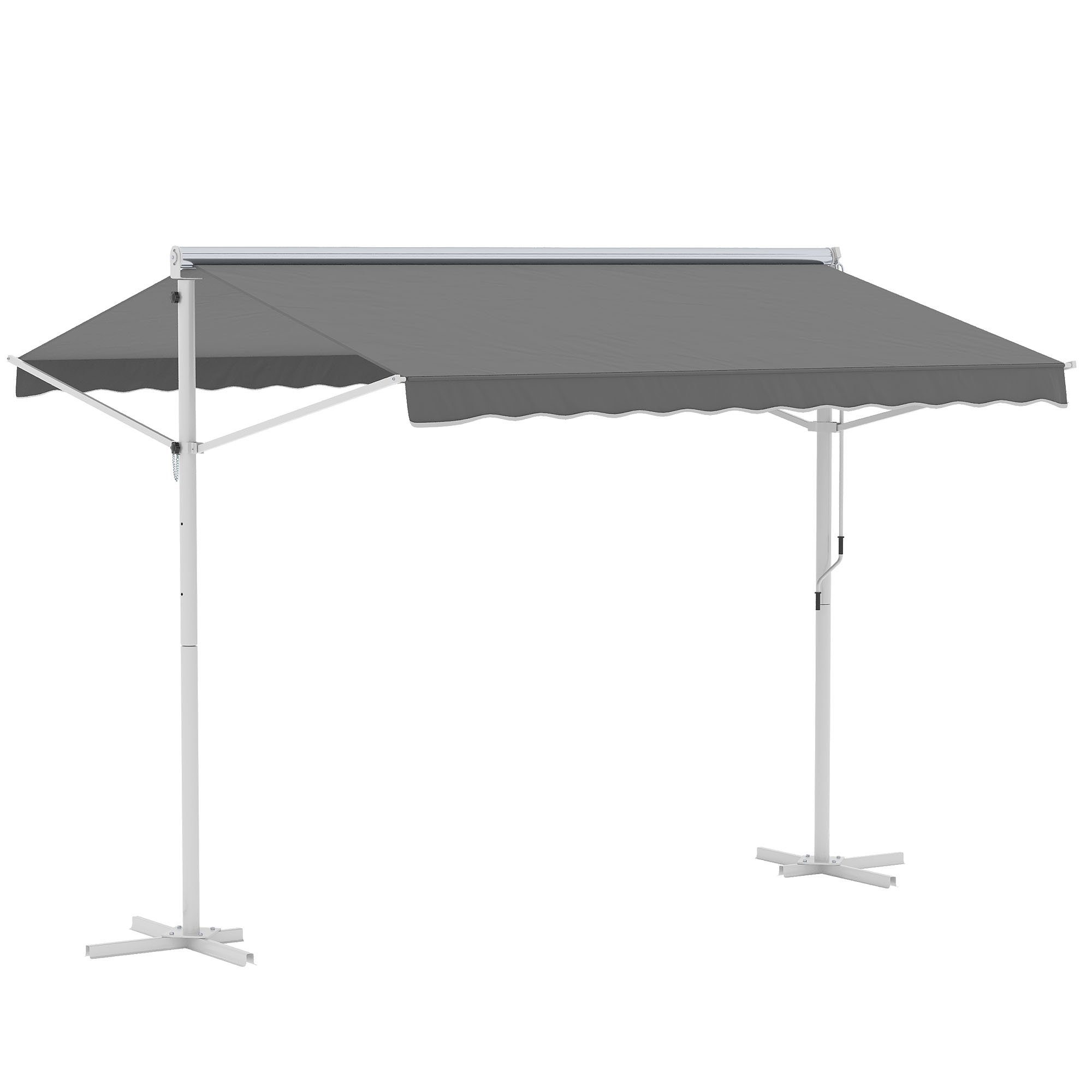 zelt für feier Pop-up Partyzelt Creme 288 x 288 x 245 cm Oxford-Stoff mit stabilem Metallrahmen, UV-Schutz, wasserdicht, inklusive Windseile und Erdnägel Size:210 ITINÉA trailer tent - winter tents