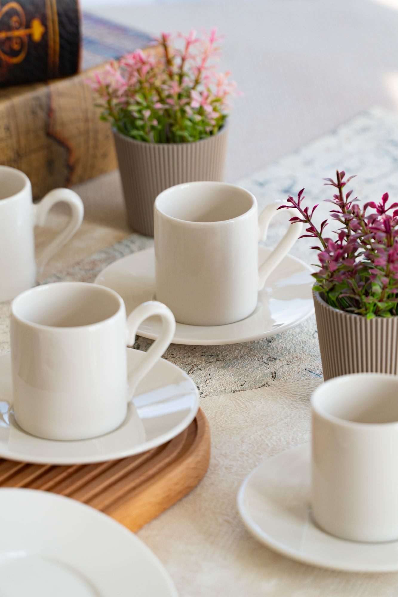 Hermia Concept Espressotasse Becher, 12-tlg., Porzellan, 12-teiliges Set