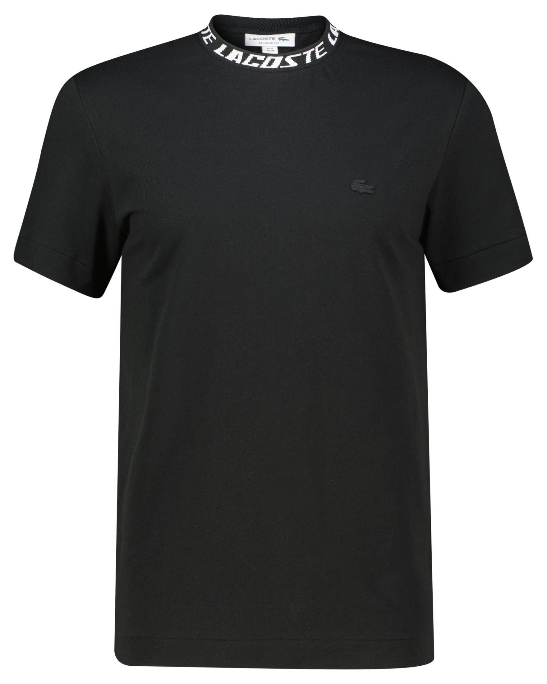 (1-tlg) T-Shirt Lacoste Logo-Kragen Herren mit T-Shirt