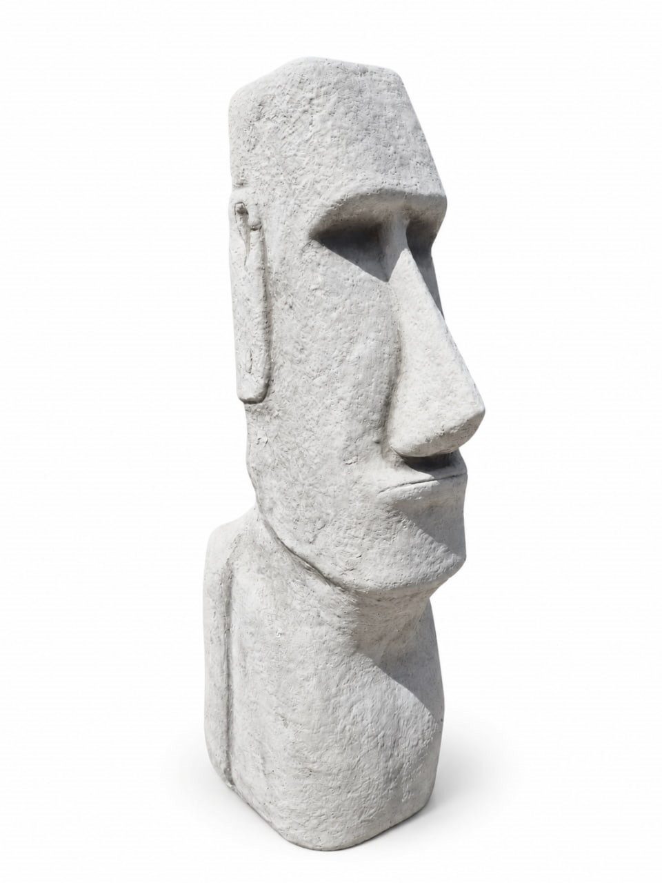 Xlmoebel Dekofigur Moai Büste Steinoptik Skulptur Antik Wohnzimmer Garten Sofort (Einzelstück, 1 St., 1-teilig), Hergestellt in Europa