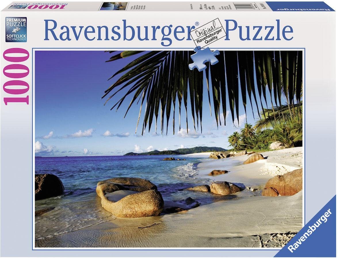 Ravensburger Puzzle Unter Palmen, 1000 Puzzleteile, Made in Germany, FSC® - schützt Wald - weltweit