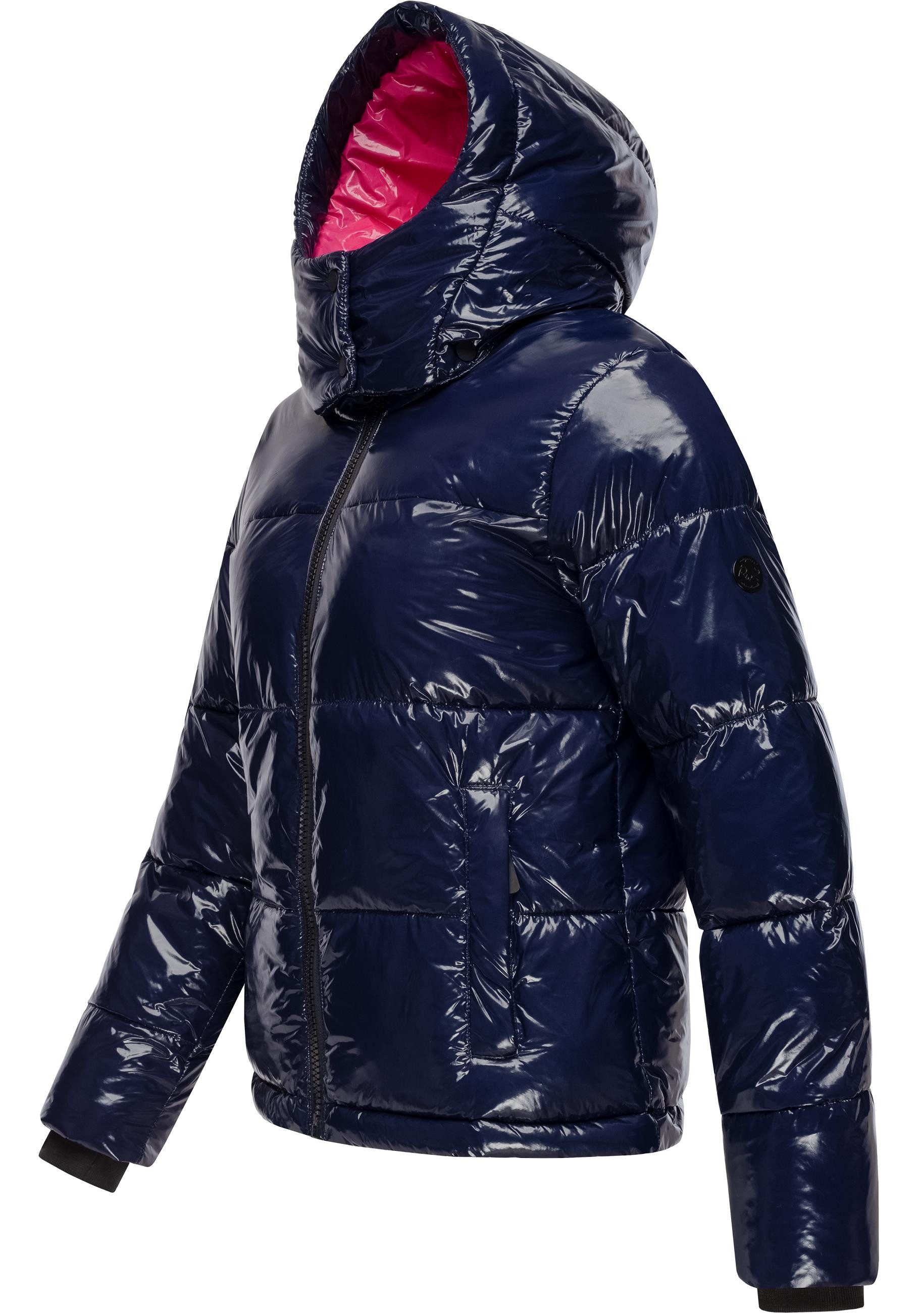 Ragwear Steppjacke Roobie super stylische, gänzende Damen Winterjacke – Bild 2 von 5