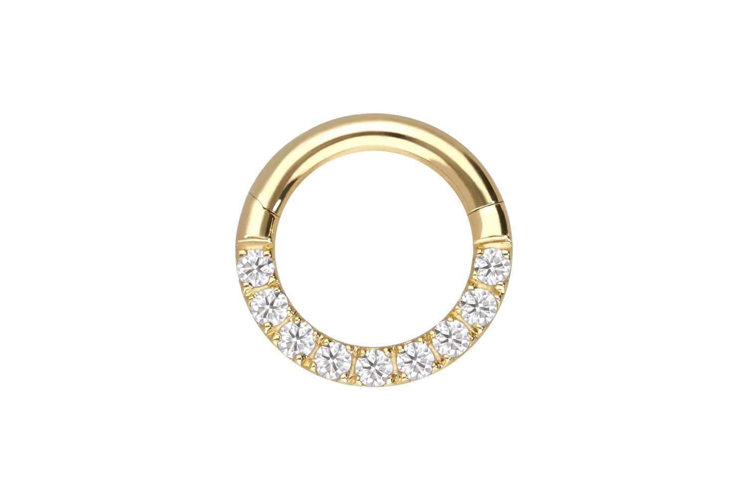 PIERCINGLINE Nasenpiercing 18 Karat Gold Segmentring günstig online kaufen