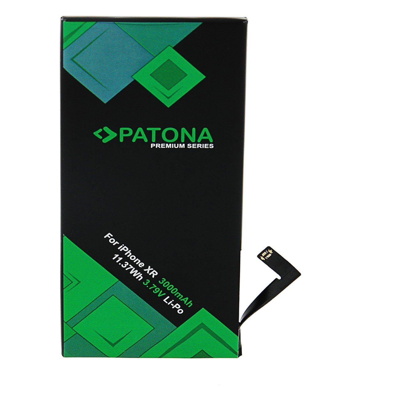 Akku Patona für (3,79 Premium-Serie Handy-Akku passend Apple 3000 mAh 1 iPhone XR Ersatzakku V, St),