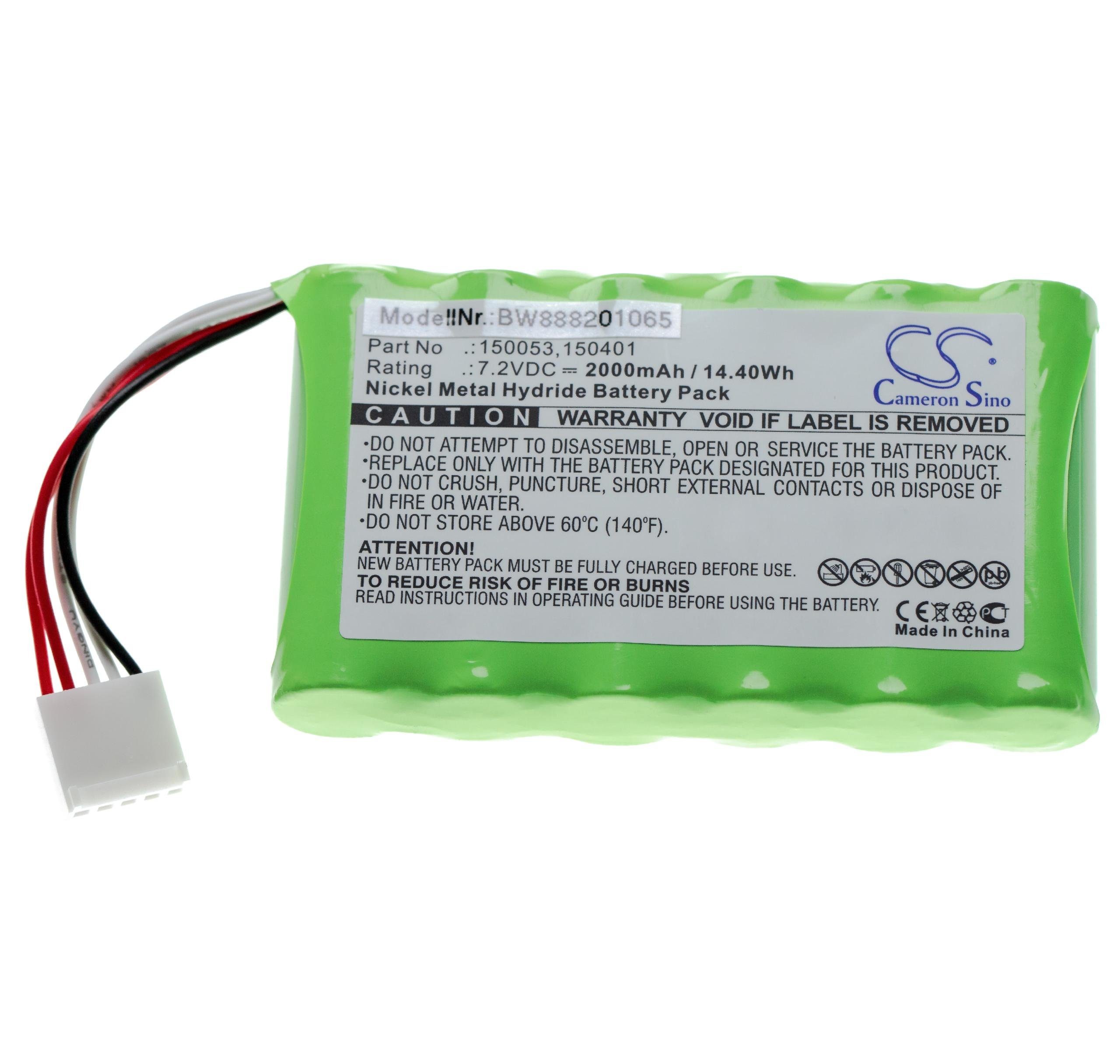 vhbw kompatibel mit Ideal SignalTEK II FO, CT Akku NiMH 2000 mAh (7,2 V)