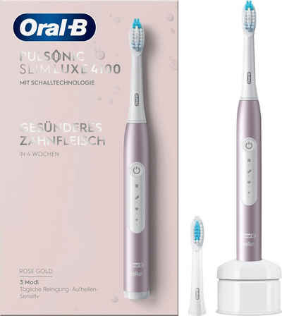 Oral-B Schallzahnbürste Pulsonic Slim Luxe 4100, Aufsteckbürsten: 2 St.