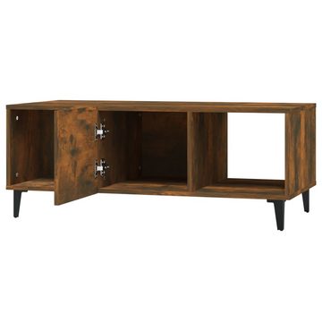 vidaXL Couchtisch Couchtisch Räuchereiche 102x50x40 cm Holzwerkstoff (1-St)