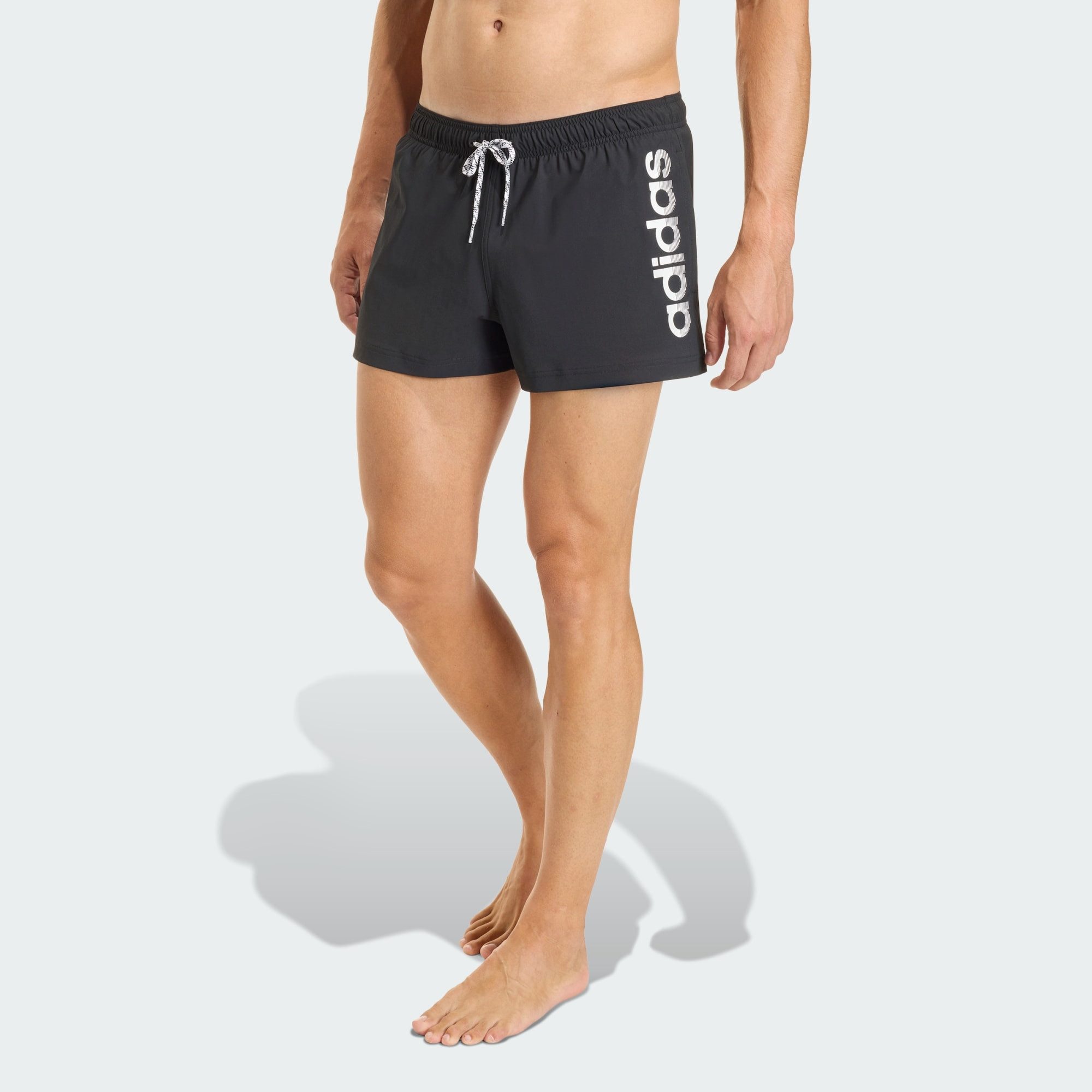 adidas Sportswear Badehose LOGO ELASTISCHE STRICK-BADEHOSE 7,6 CM (1-St)