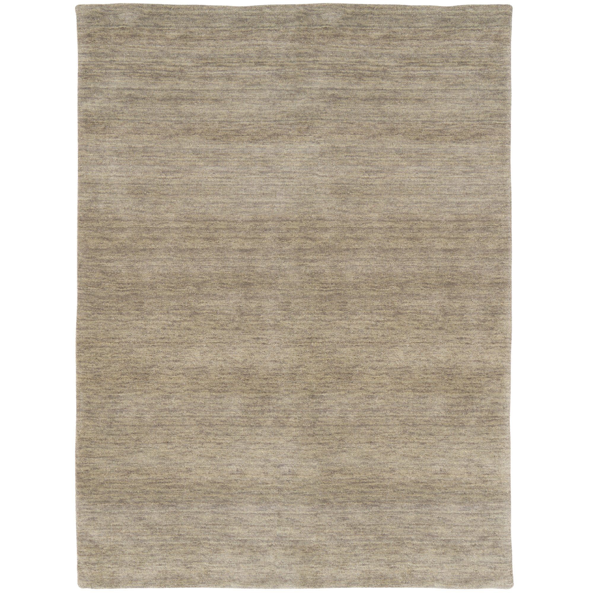 Wollteppich Wolle Natur Teppich Gabbeh Maya Einfarbig