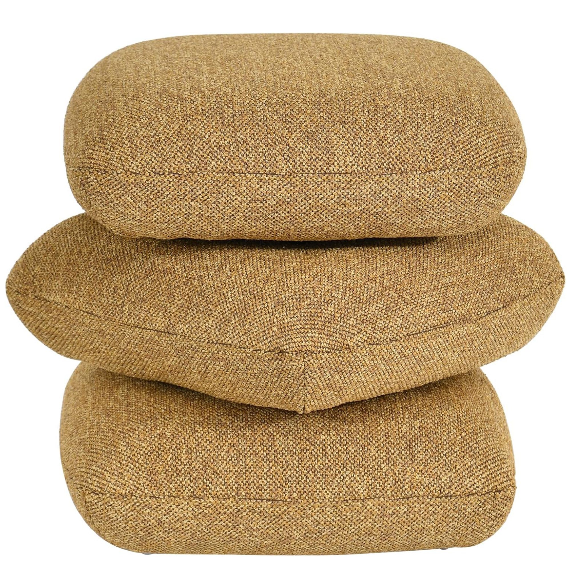 Duhome Hocker (9272D1), Bouclé Stoff, 360° Drehbar, Modern
