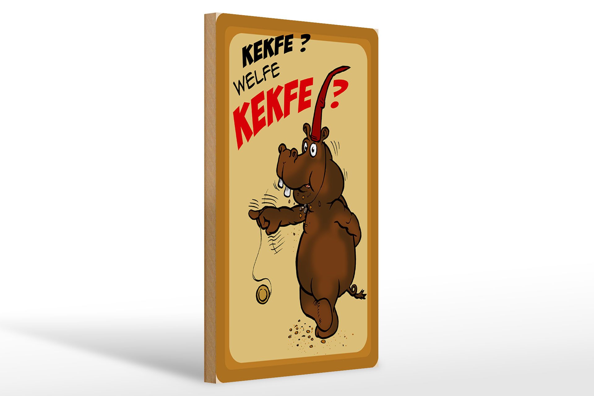 Holzbild Kekse 20x30cm Kekfe Welfe Kekfe
