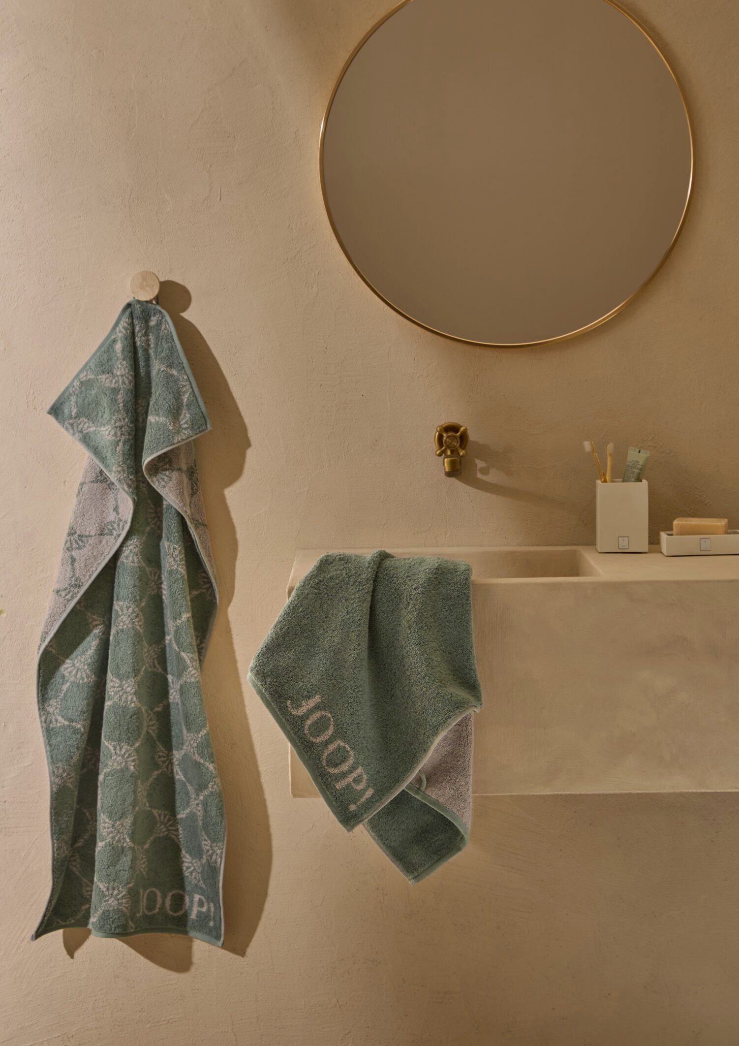JOOP! Seiftuch JOOP! LIVING - CLASSIC DOUBLEFACE Seifentuch-Set, Textil (3-St)