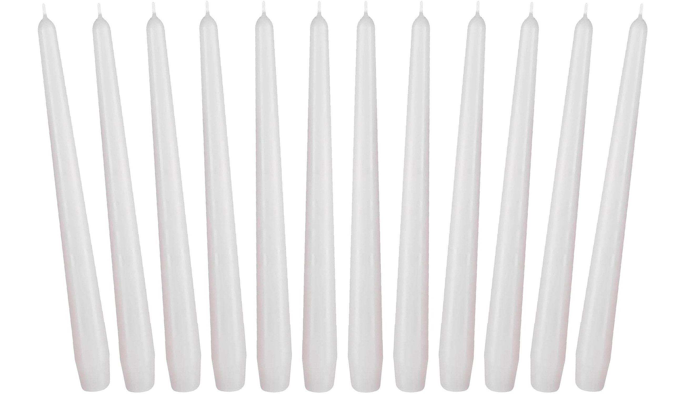 BRUBAKER Spitzkerze für Kerzenständer und Kerzenhalter - (Leuchterkerzen Set, 12-tlg), lange, tropffreie Deko Kerzen mit langer Brenndauer