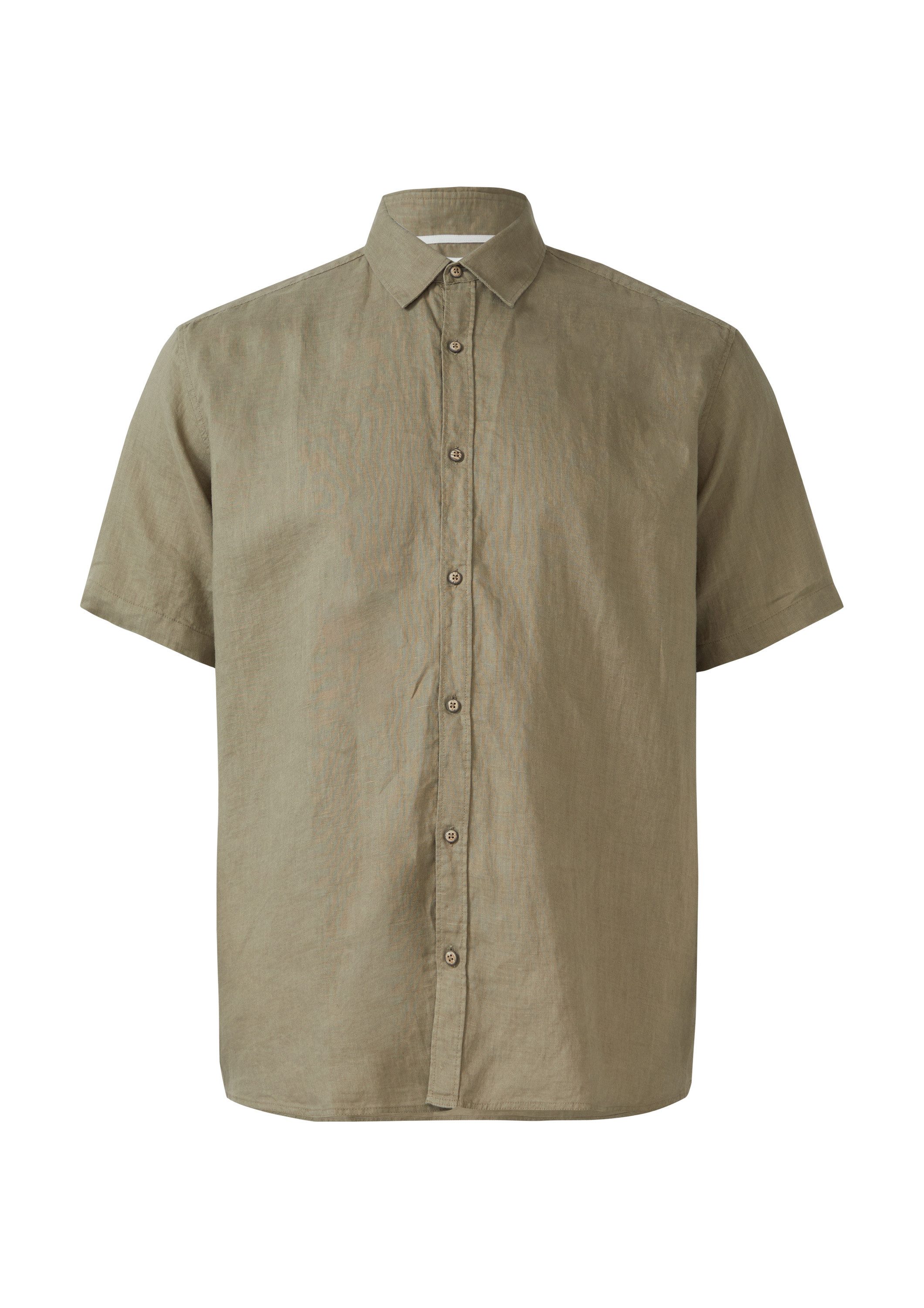 s.Oliver Kurzarmhemd Hemd Regular Fit: Leichtes Kurzarmhemd aus 100% Leinen günstig online kaufen