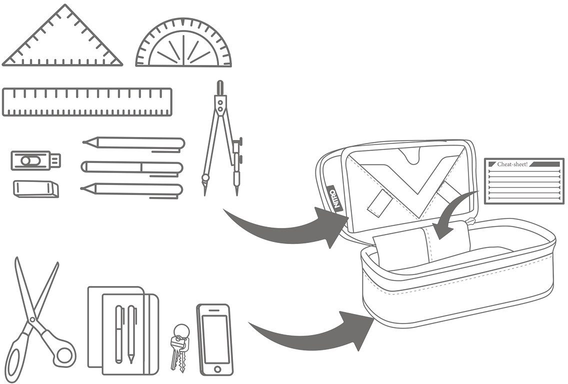 Case NITRO Rosin Federtasche XL, Pencil