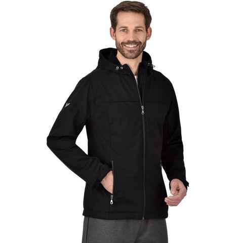 Trigema Softshelljacke TRIGEMA Klassische Softshell–Kapuzenjacke (1-St)