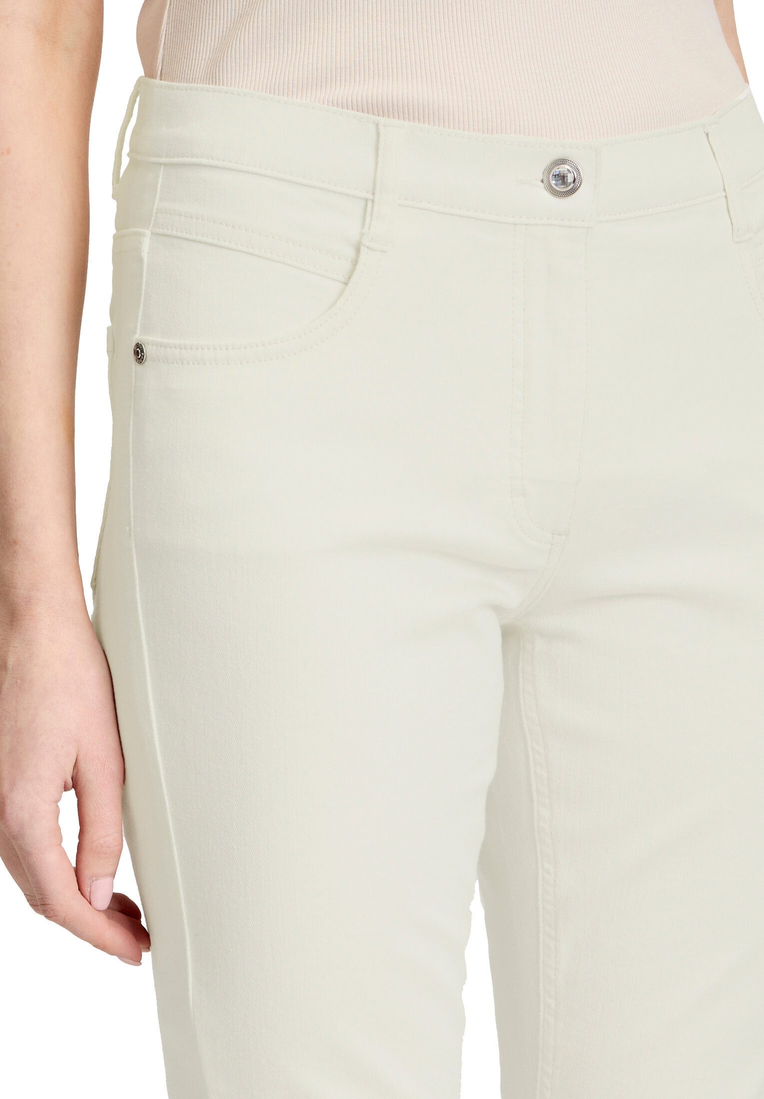 Betty Barclay Stoffhose Damen mit Stickerei Lochstickerei