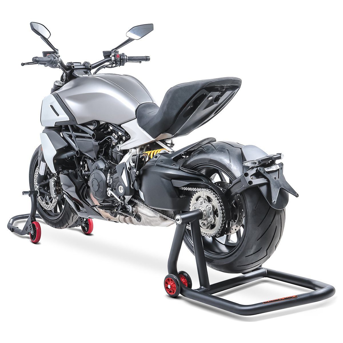 ConStands Motorradheber Einarm Montageständer hinten vorne FL für Honda CB 1000 R 08-16 bk