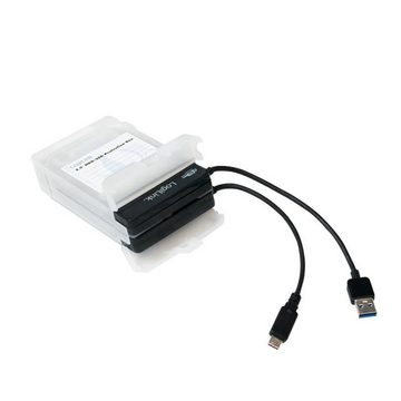 LogiLink Festplattenhülle Schutz-Box für 2x 2,5" HDDs weiß