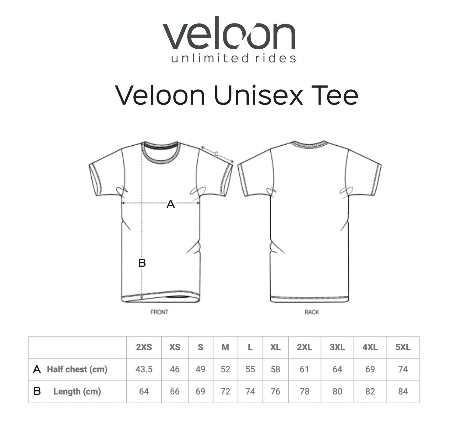 T-Shirt Rides Unlimited Veloon Blue