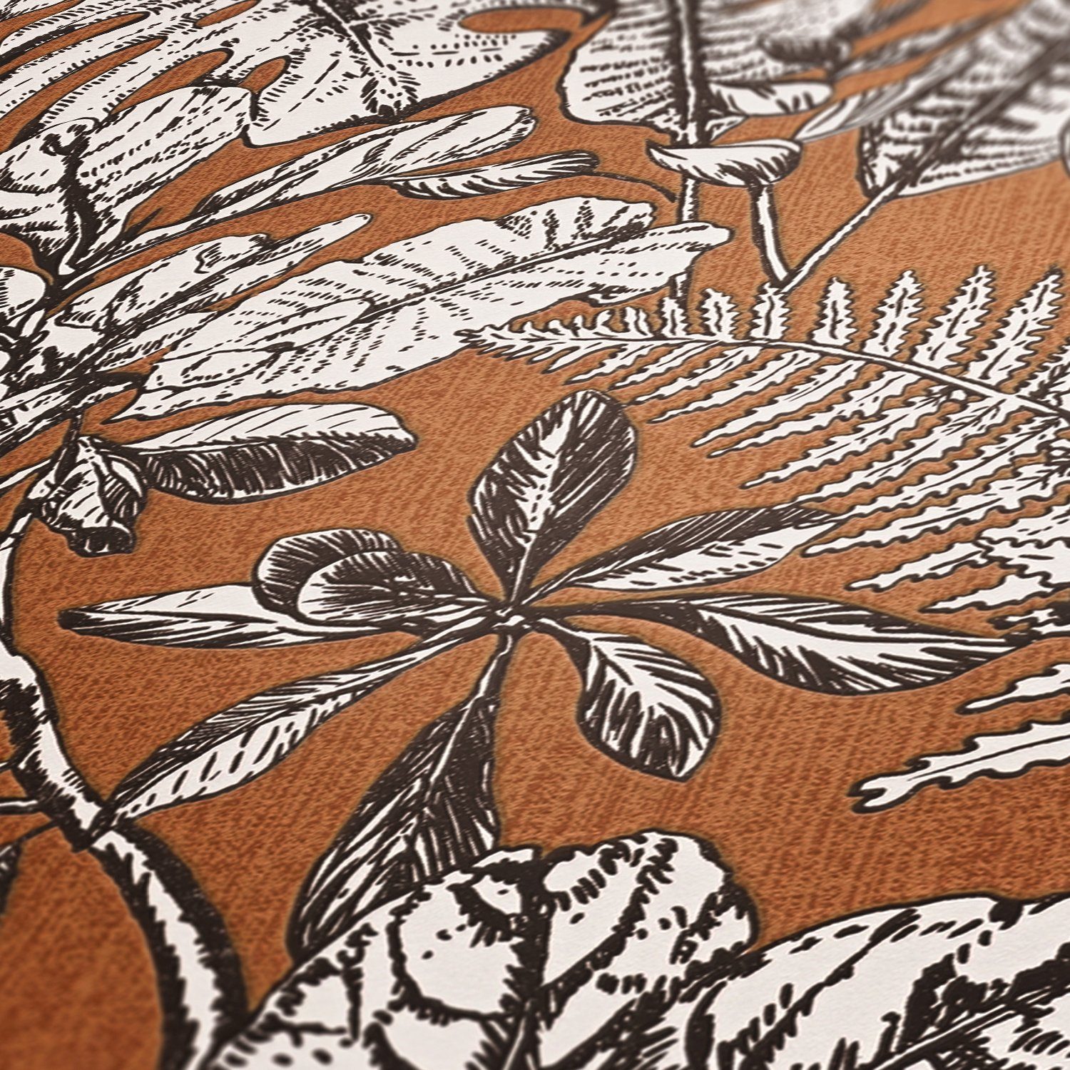 Daniel Hechter Vliestapete Dschungel, leicht strukturiert, botanisch, floral, tropisch, Designertapete Tapete Dschungel Tapeten Wohnzimmer Schlafzimmer Küche