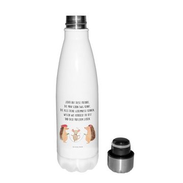 Mr. & Mrs. Panda Thermoflasche Igel Seilhüpfen - Weiß - Geschenk, Tiermotive, Kinder, Thermos, Therm, Doppelwandig