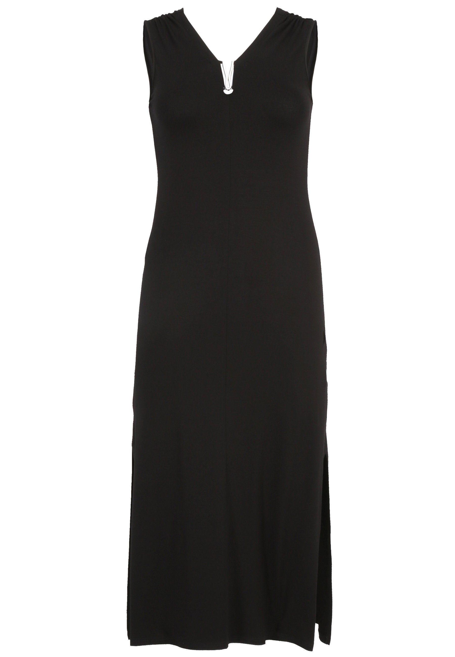 Doris Streich Jerseykleid Kleid mit Schmuckdetail mit modernem Design