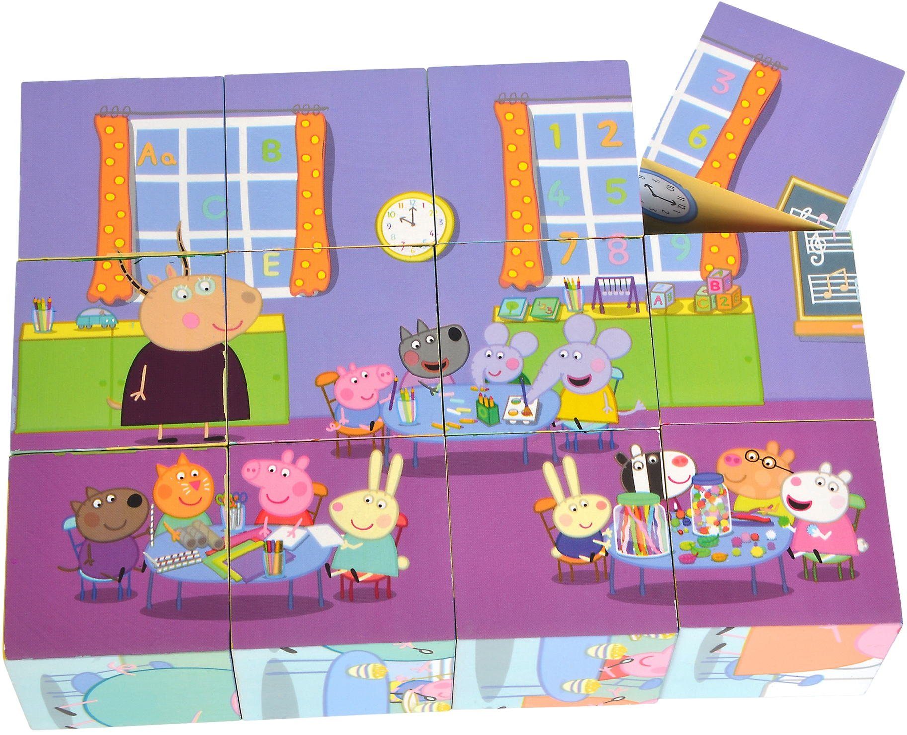 Eichhorn Puzzle 12 Teile Kinder Würfel Puzzle Holz Peppa Pig 109265708, 12 Puzzleteile