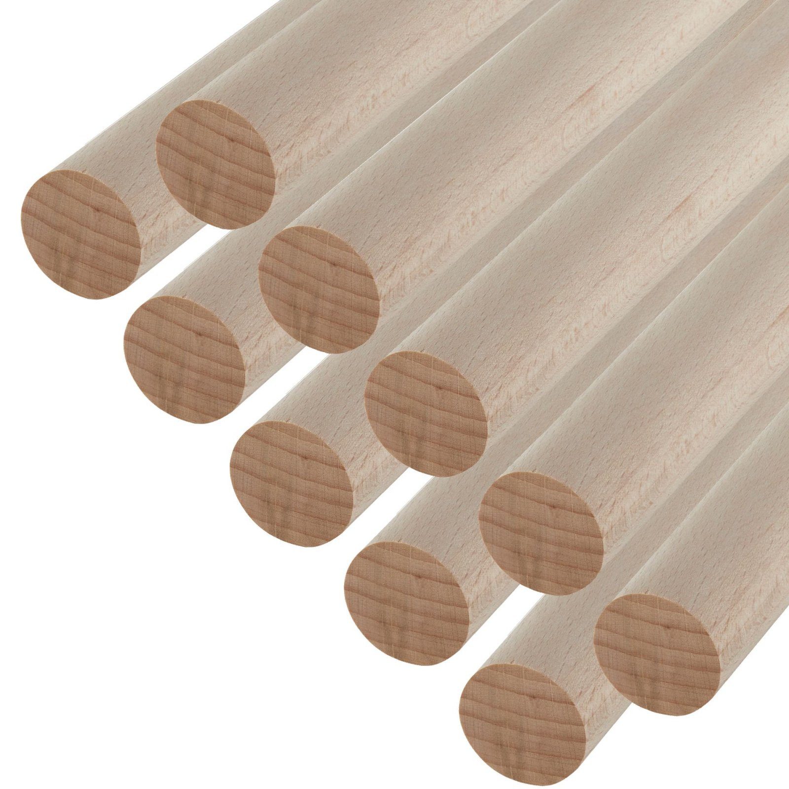SO-TECH® Kleiderstange Garderobenstange Rundstab Holzstab zum günstig online kaufen