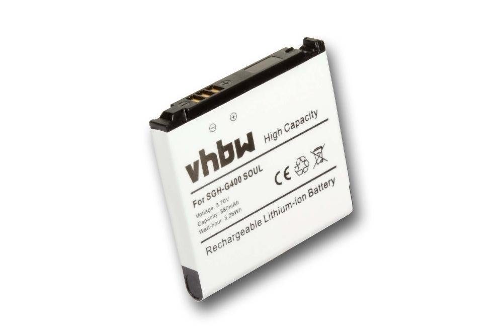 vhbw kompatibel mit Samsung SGH-S3600, SGH-J630, SGH-J638, SGH-P860 Smartphone-Akku Li-Ion 700 mAh (3,7 V)