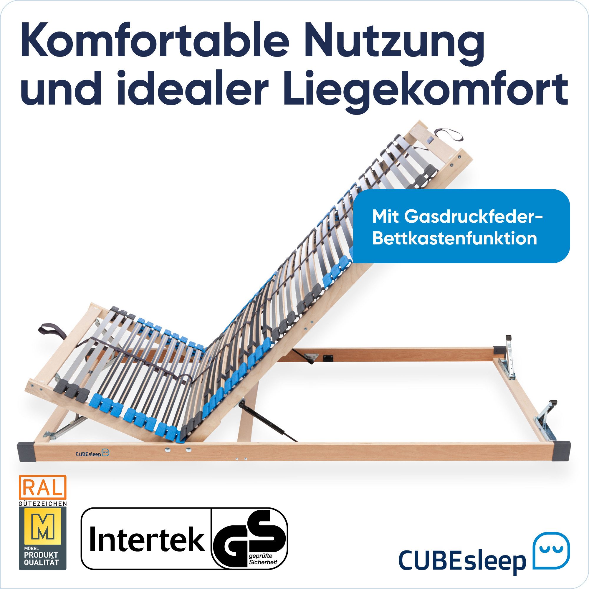 Lattenrost Pure Eco, CUBEsleep, Kopfteil verstellbar, günstig online kaufen