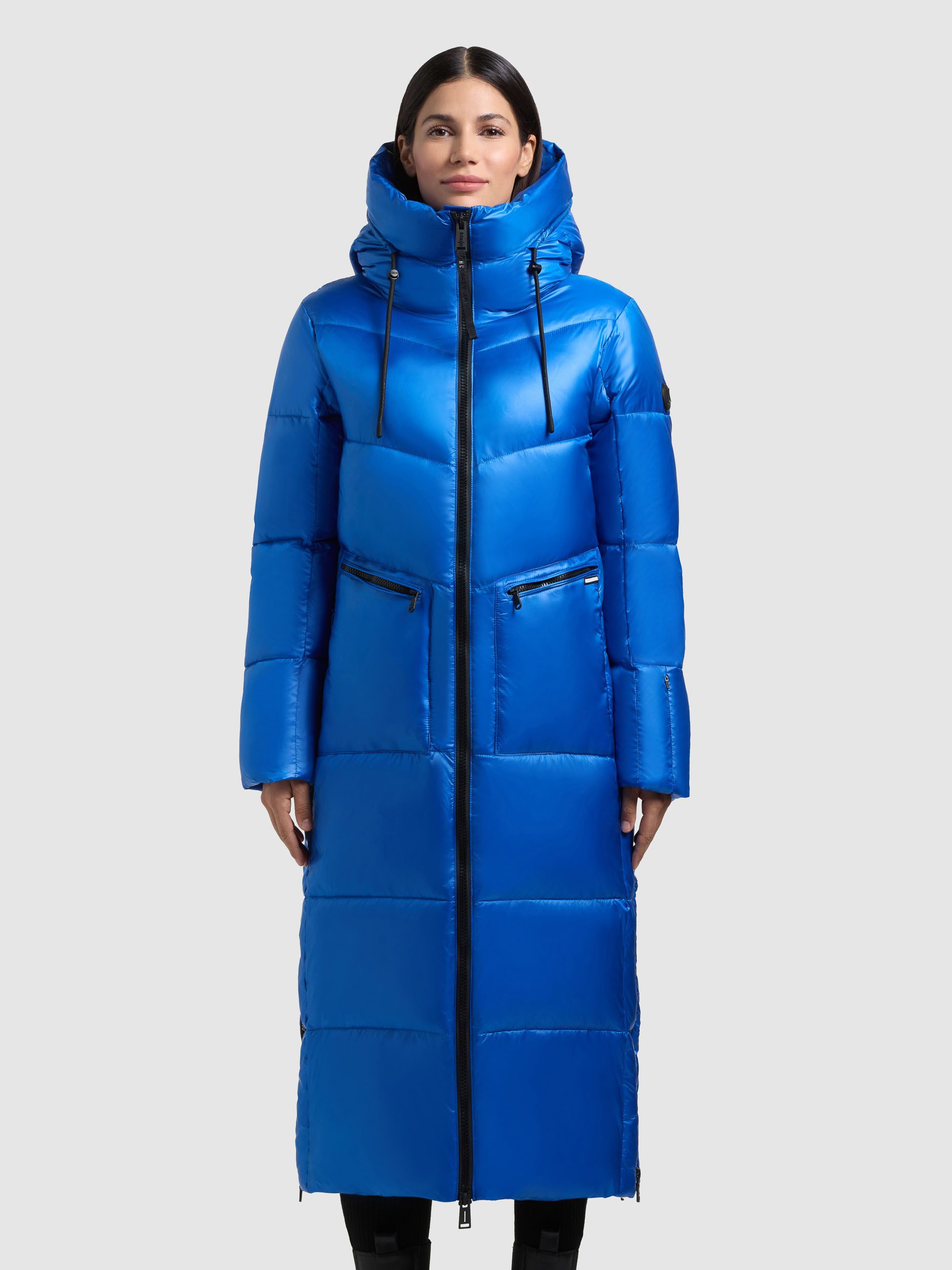 khujo Steppmantel ? Damenmantel mit Kapuze ? glänzender Wintermantel ? Loose Fit ? TONIA
