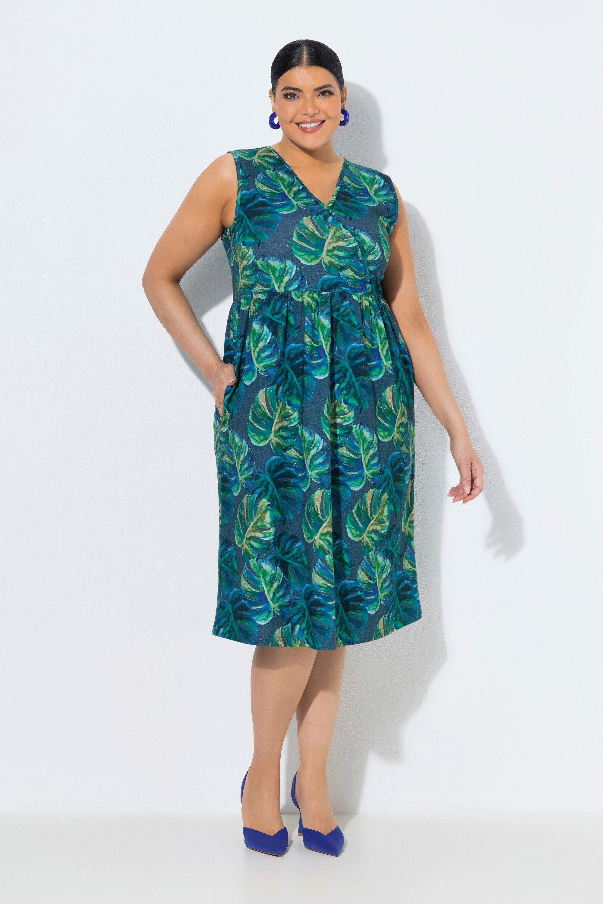 Maxikleid Jersey-Midikleid