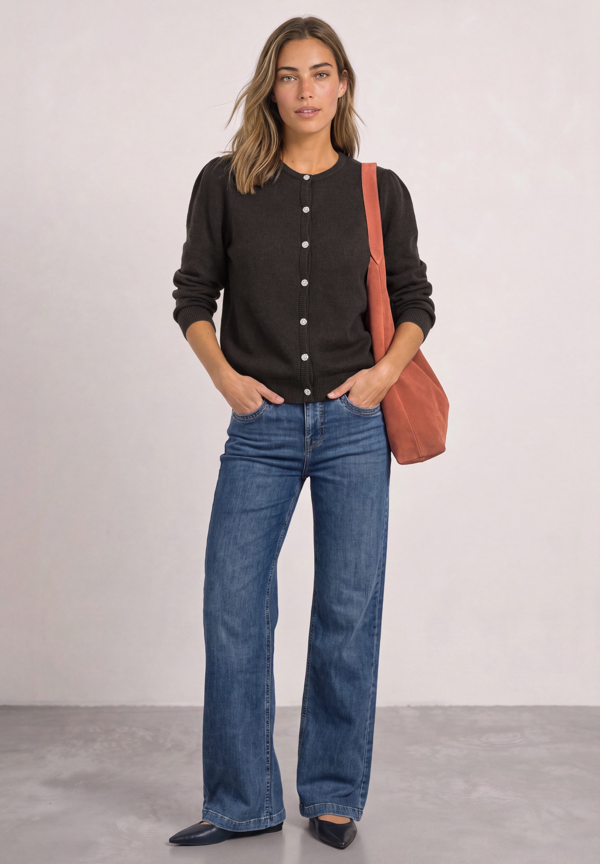 STREET ONE Cardigan in Unifarbe – Bild 3 von 5